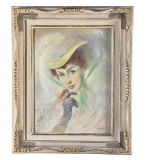 SCUOLA ITALIANA, Portrait of a Woman with a Hat