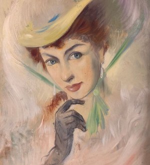 SCUOLA ITALIANA, Portrait of a Woman with a Hat