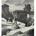 ANONIMO, Naples (the interior part of the Botanical Garden) and View of Vietri