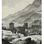 ANONIMO, Naples (the interior part of the Botanical Garden) and View of Vietri