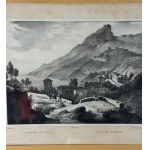 ANONIMO, Naples (the interior part of the Botanical Garden) and View of Vietri