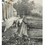 ANONIMO, Naples (the interior part of the Botanical Garden) and View of Vietri