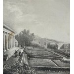 ANONIMO, Naples (the interior part of the Botanical Garden) and View of Vietri