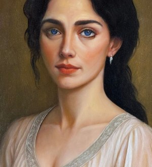 ANONIMO, Elegant Portrait of a Woman
