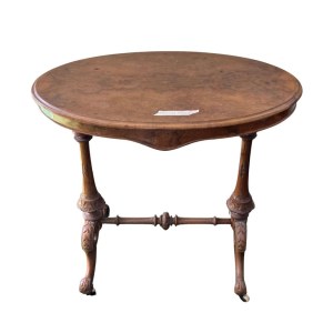 Walnut burl table