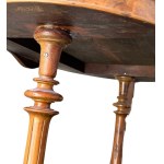 Walnut burl table