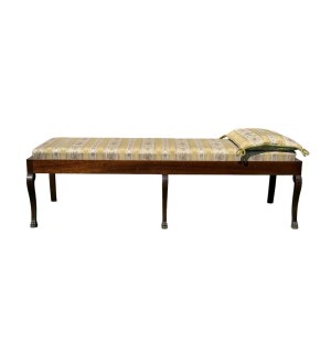 Elegant mahogany bench