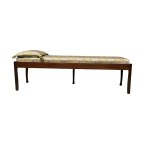 Elegant mahogany bench