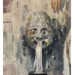 Leonardo De Lisio, Young woman at the fountain - Leonardo De Lisio