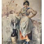 Leonardo De Lisio, Young woman at the fountain - Leonardo De Lisio