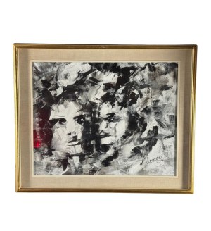 SCUOLA ITALIANA, Faces of three figures