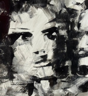 SCUOLA ITALIANA, Faces of three figures