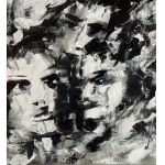 SCUOLA ITALIANA, Faces of three figures