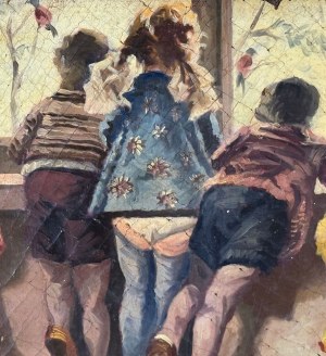ANONIMO, Group of children at the window