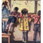 ANONIMO, Group of children at the window