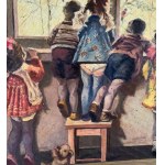 ANONIMO, Group of children at the window