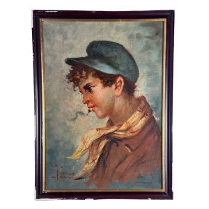 FRANCESCO RISPOLI, Neapolitan street boy (scugnizzo) - FRANCESCO RISPOLI