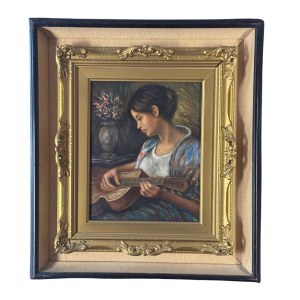 Marino Faliero, Girl with a guitar - Marino Faliero