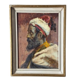 UNIDENTIFIED ARTIST, Profile of an Arab man