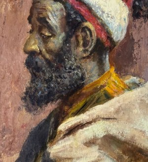 UNIDENTIFIED ARTIST, Profile of an Arab man