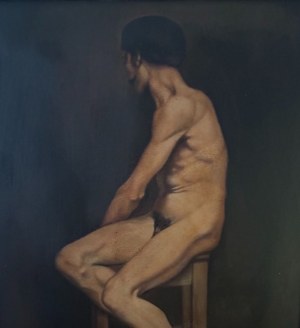 ANONIMO, Portrait of a male nude