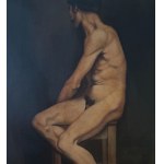 ANONIMO, Portrait of a male nude
