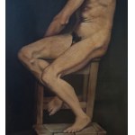 ANONIMO, Portrait of a male nude