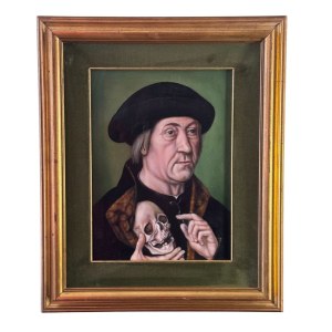 ANONIMO, Self-Portrait with Skull