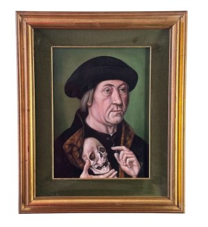 ANONIMO, Self-Portrait with Skull
