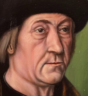 ANONIMO, Self-Portrait with Skull