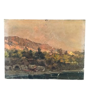 UNIDENTIFIED SIGNATURE, Landscape with a seaside view