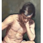 UNIDENTIFIED SIGNATURE, Male Nude