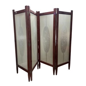 Mahogany solid wood room divider