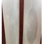 Mahogany solid wood room divider