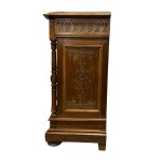Pair of solid walnut bedside tables