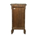 Pair of solid walnut bedside tables