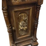Pair of solid walnut bedside tables