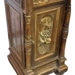 Pair of solid walnut bedside tables