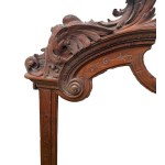 Solid carved wood mirror