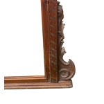 Solid carved wood mirror