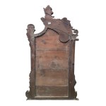 Solid carved wood mirror