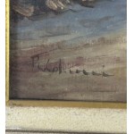 COLUCCI, Landscape with figures - Colucci