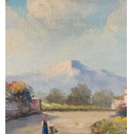 COLUCCI, Landscape with figures - Colucci
