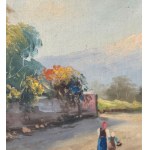 COLUCCI, Landscape with figures - Colucci