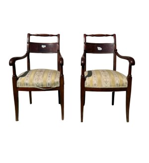 Elegant pair of armchairs