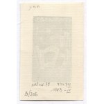 Ekslibris T. Cieślewskiego syna dla J. Banacha z 1943