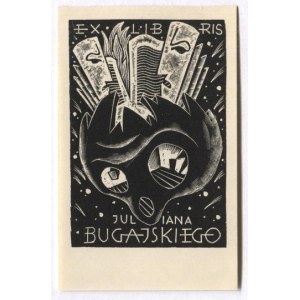 Ekslibris T. Cieślewskiego syna dla J. Bugajskiego z 1941.