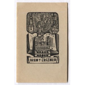 Ekslibris von T. Cieślewskis Sohn für I. Leszner aus dem Jahr 1943