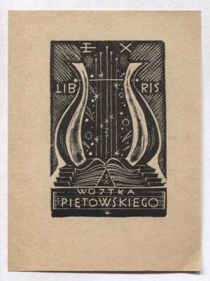 An ex-libris of T. Cieslewski's son for W. Piętowski from 1942