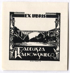 Ex-libris of R. Mękicki for T. Kalkowski. 1931.